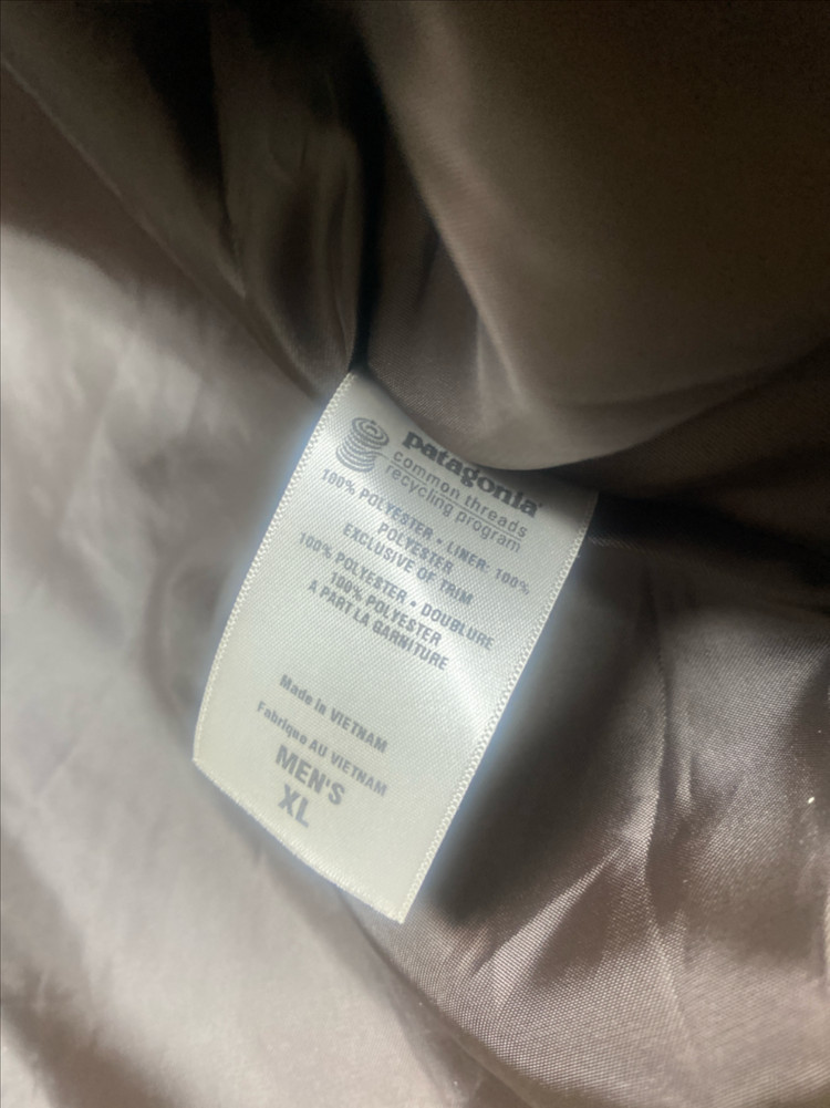 파타고니아 xl 바람막이 자켓 이미지