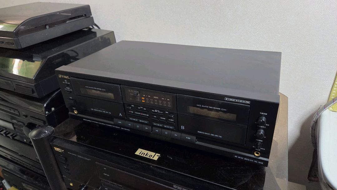 인켈 DD-3010C 더블 카세트 데크입니다 이미지