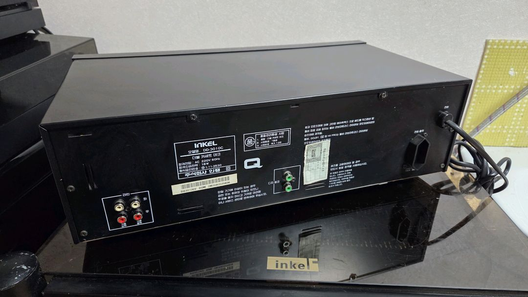 인켈 DD-3010C 더블 카세트 데크입니다 이미지