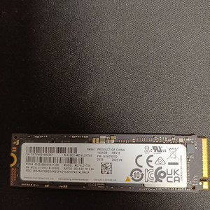 (새상품)삼성 M.2 NVMe SSD 1TB(980pro oem)팝니다 이미지