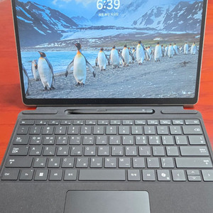 [신품급] 서피스프로11 5G 풀박스+알칸타라키보드+슬림펜2+케이스 등(영상첨가) 이미지