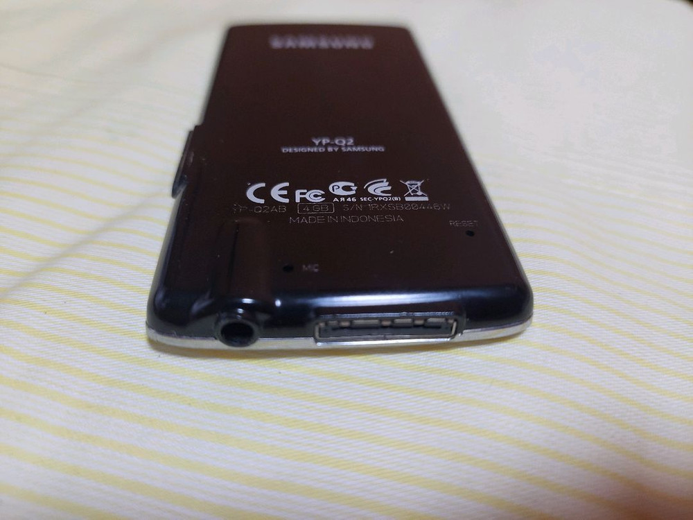 삼성 Yepp YP-Q2 MP3 플레이어입니다 이미지