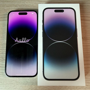 [가격인하][배터리100%] 아이폰 14프로 256 딥퍼플 풀박스 판매합니다. (관리 잘됨) 이미지