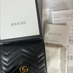 구찌 GG 마몬트 마틀라쎄 반지갑 풀박스 파워정품 이미지