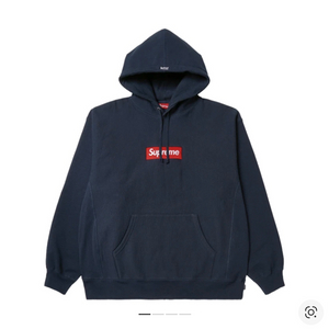 슈프림 박스로고 후드 네이비 24fw 사이즈 xl 이미지