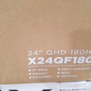 X24QF180 24인치 QHD 180Hz 게이밍 모니터 이미지