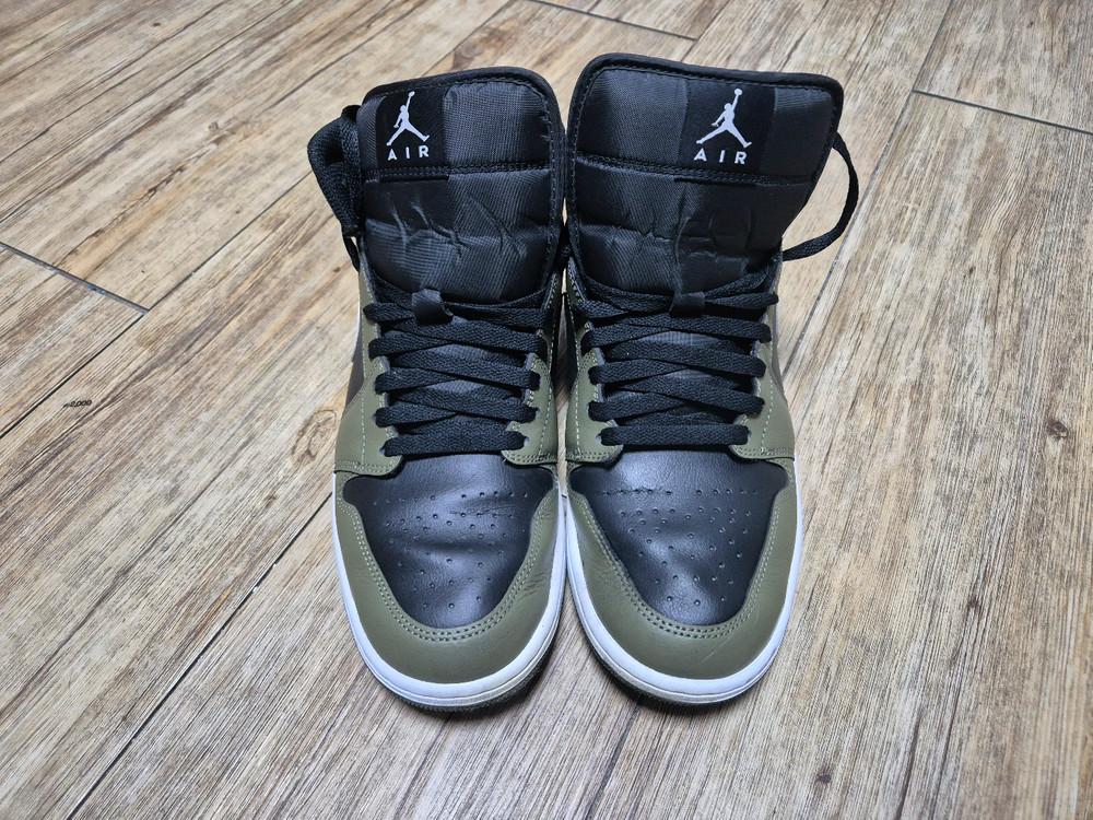 나이키 조던1 미드 올리브 그린/블랙(285) 이미지