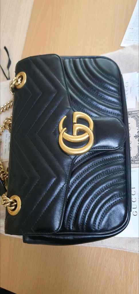 구찌 마몽 마틀라세 스몰 크로스백/숄더백 정품S급(감정O)프라다루이비통디올고야드샤넬셀린느보테가생로랑발렌시아가가방 이미지