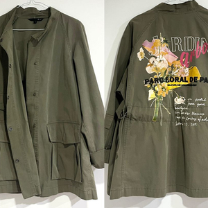 지컷 g-cut 자수프린팅 야상 점퍼 자켓 55 이미지