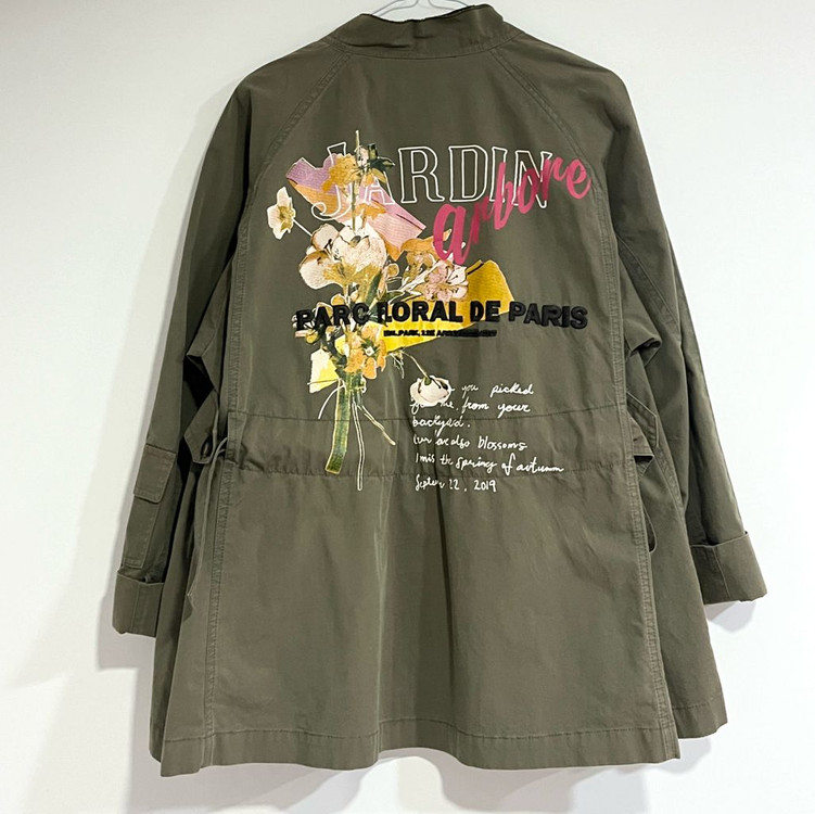 지컷 g-cut 자수프린팅 야상 점퍼 자켓 55 이미지