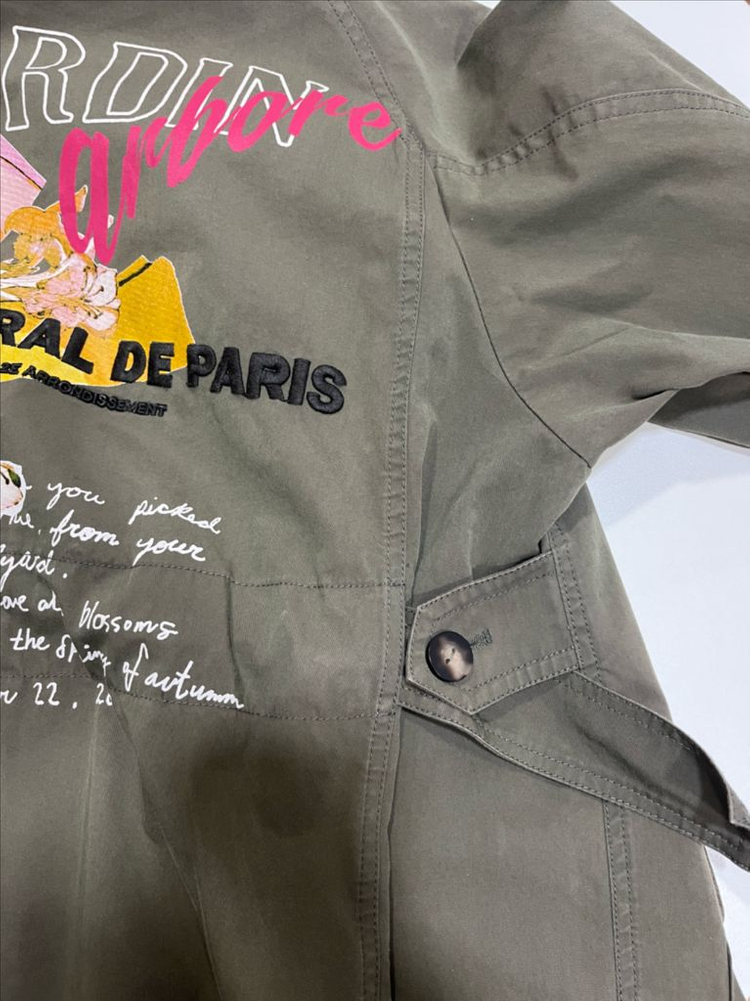 지컷 g-cut 자수프린팅 야상 점퍼 자켓 55 이미지