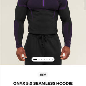 (새상품) 짐샤크 오닉스 5.0 후드 M 이미지