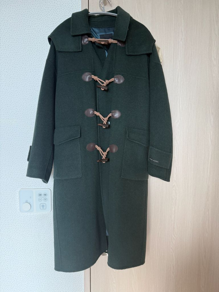 클리지 후드 더플 코트 이미지