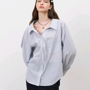 마론에디션 블루 스트링 오버사이즈 셔츠 이미지