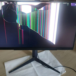 LG 27인치 울트라기어 액정깨짐. AD보드 등 부품용 이미지