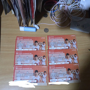 sk나이츠 13-14시즌 학체 지류티켓 이미지