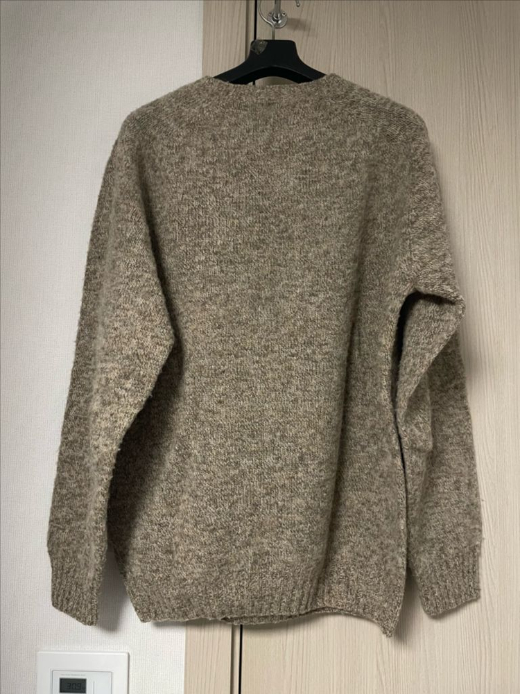 할리오브스코틀랜드 쉐기독 니트 머쉬룸 L사이즈 이미지