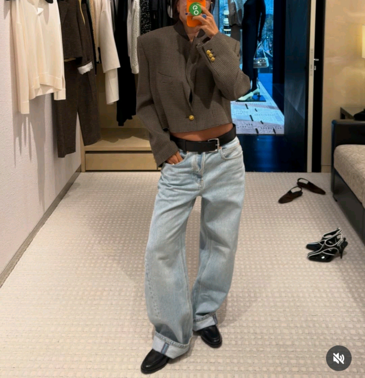 알렉산더왕 벨트데님 넘버프로젝트 식스앤어하프 이미지