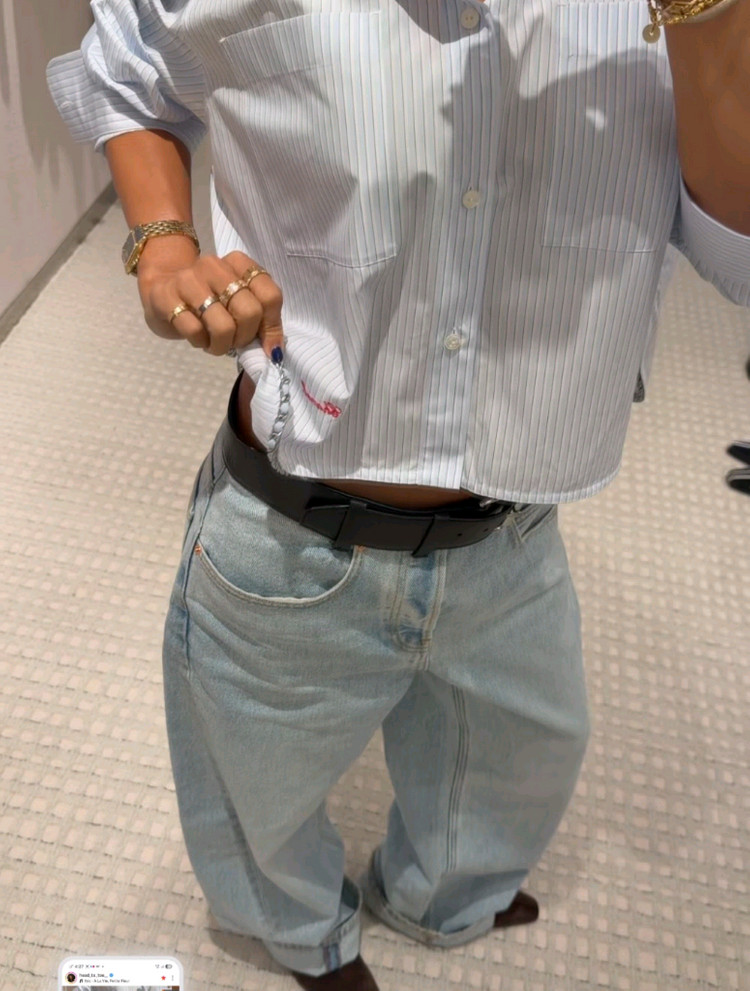 알렉산더왕 벨트데님 넘버프로젝트 식스앤어하프 이미지