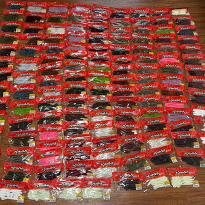 낚시 웜 에스엠텍 쉐드테일 100 새상품 일괄 싸게 판매합니다 이미지