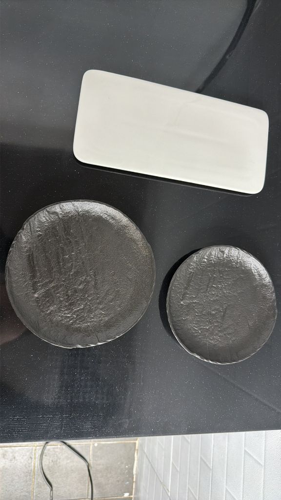 유리컵 접시 카페용품 집기류 이미지