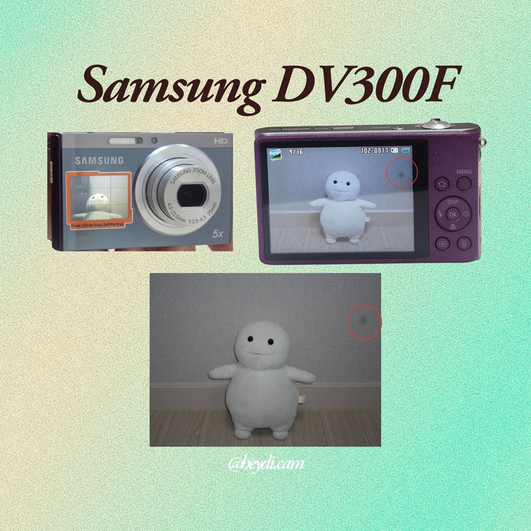 (한효주 디카) 삼성 DV300F 블랙 (Samsung DV300F) 이미지