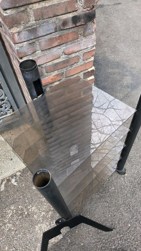 인켈 5단 오디오 유리장식장 이미지