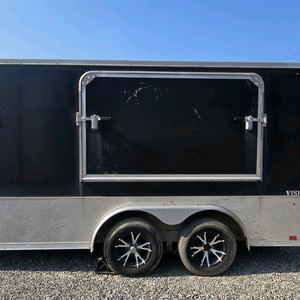 푸드 트럭 트레일러, 바이크운송,캠핑트레일러 이미지