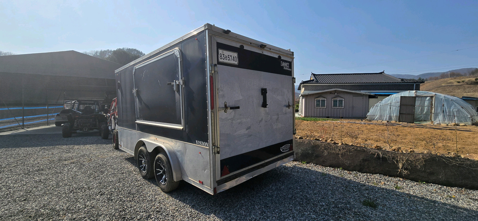 푸드 트럭 트레일러, 바이크운송,캠핑트레일러 이미지