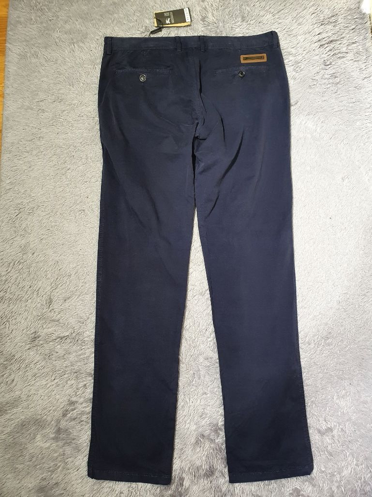 택부착 새상품 버버리런던 정품 네이비코튼 치노팬츠38 이미지