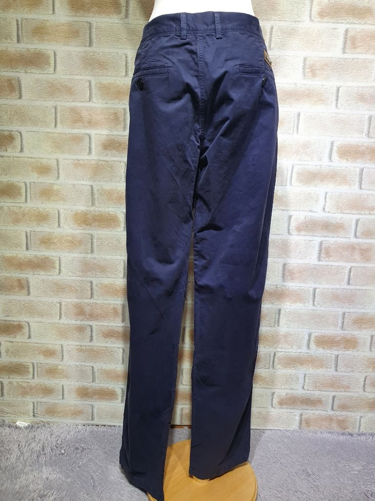 택부착 새상품 버버리런던 정품 네이비코튼 치노팬츠38 이미지