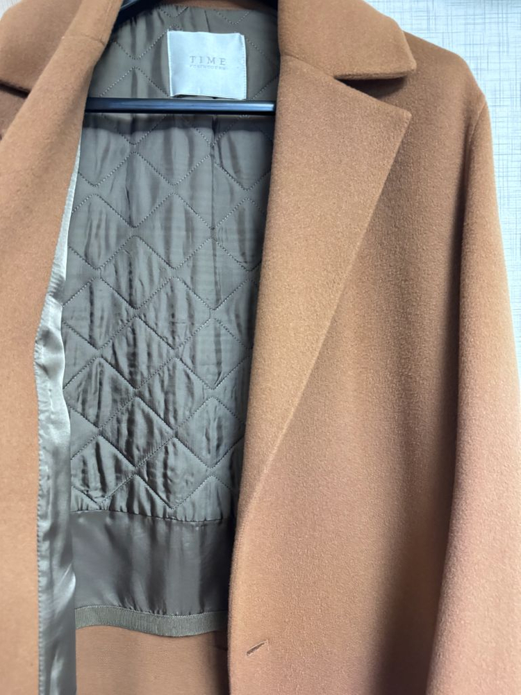 타임(TIME) 남성 캐시미어 코트 브라운색상 48사이즈(100) 팝니다. 이미지