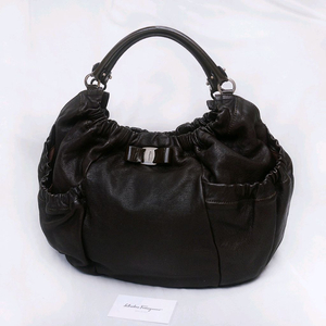 페라가모 바라리본 셔링 레더 호보백 빅토트.숄더 이미지