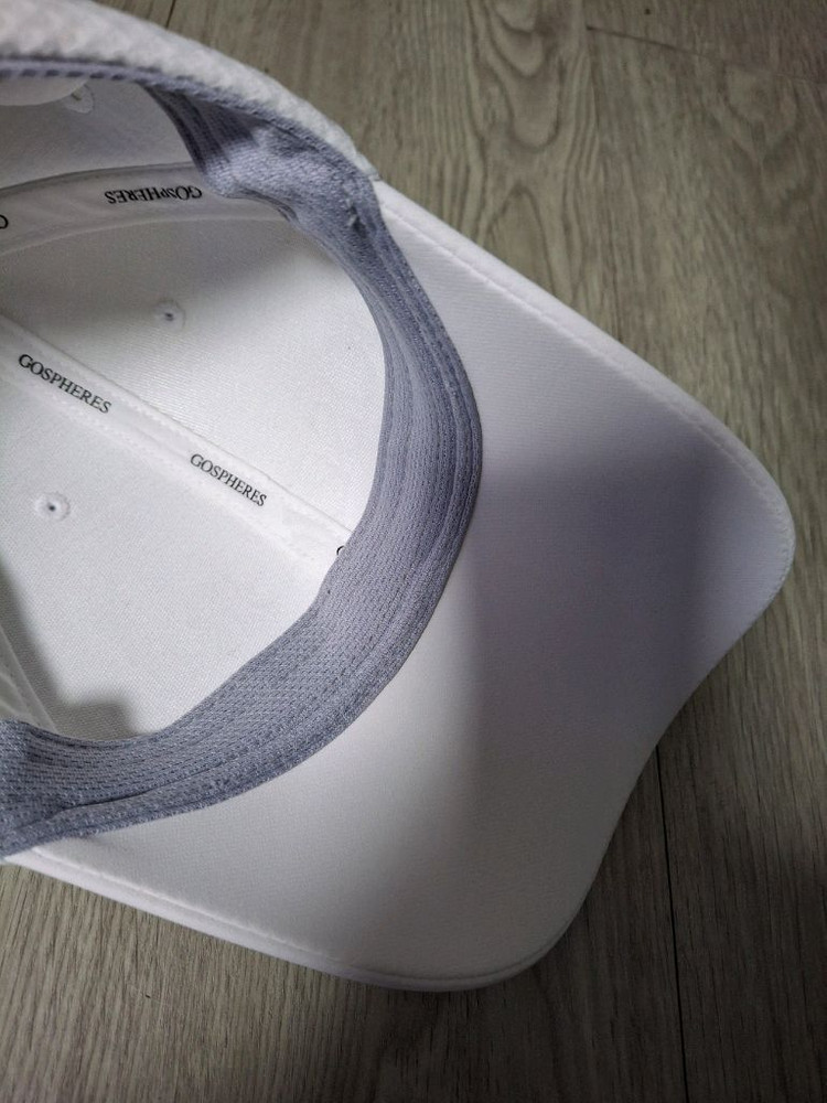 정품새제품!GOSPHERES 화이트 볼캡.골프모자 이미지