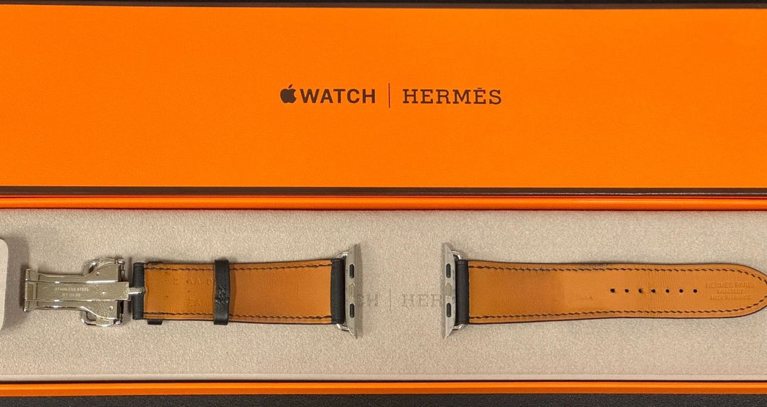 애플워치 에르메스 스트랩 누아 디버클 44-49mm 이미지