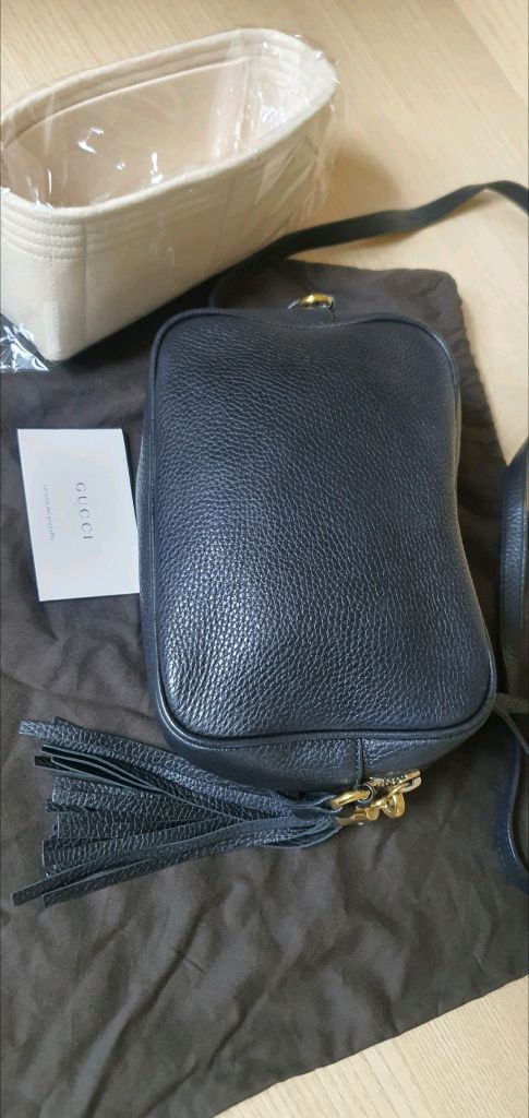 구찌 테슬 크로스백/카메라백/디스코백 정품A급(감정O)프라다루이비통디올고야드샤넬셀린느보테가생로랑발렌시아가버버리가방 이미지