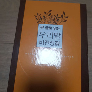 큰 글로 읽는 우리말 비전성경 이미지
