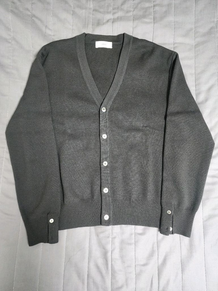 새제품급 48 블랙) 엘무드 오디너리 크롭 가디건 이미지