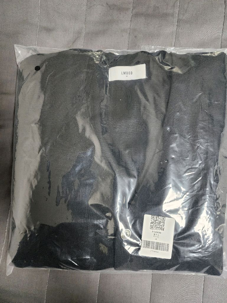 새제품급 48 블랙) 엘무드 오디너리 크롭 가디건 이미지