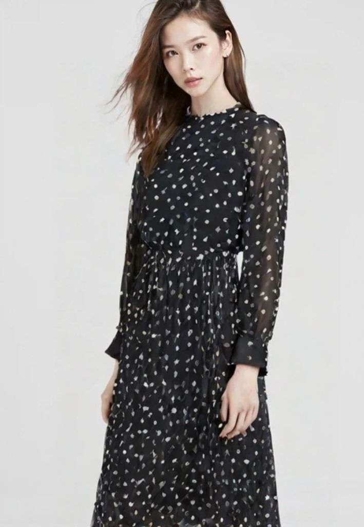 zara 플라워 패턴 원피스 xs 이미지
