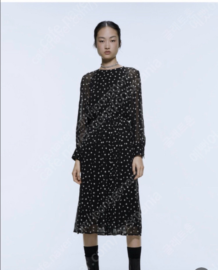 zara 플라워 패턴 원피스 xs 이미지