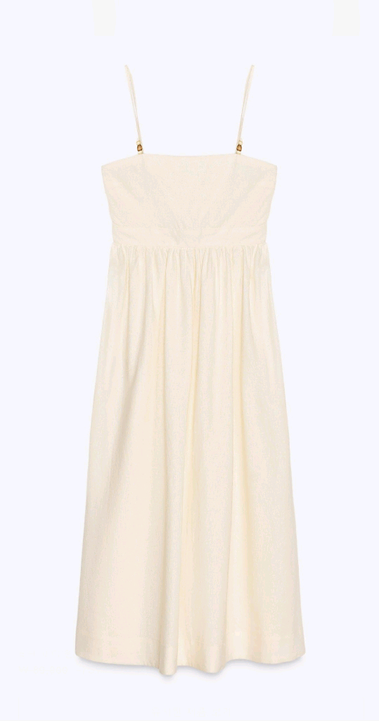 자라 린넨 롱 원피스 휴가 휴양지 여신 원피스자라 린넨 롱 원피스 S사이즈 이미지