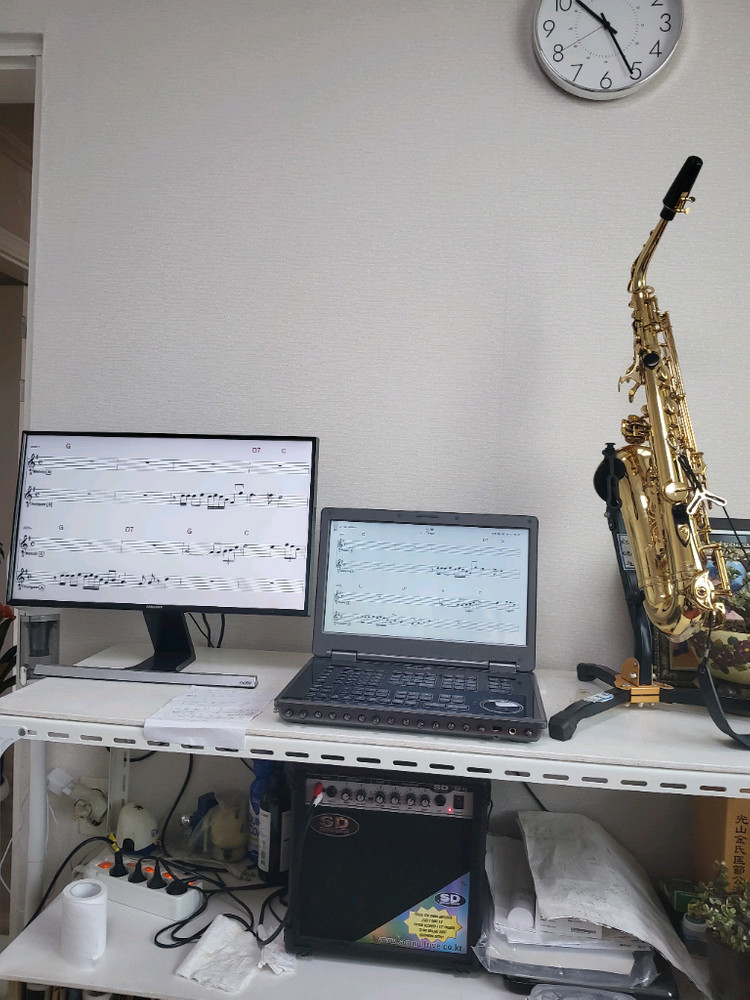 엘프반주기 900 야마하 색소폰 풀세트 이미지