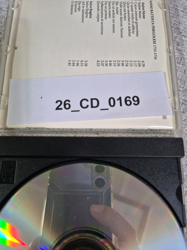 페르골레시 Stabat Mater 바로크 클래식 Emma Kirkby 고음질 독일제 CD 이미지