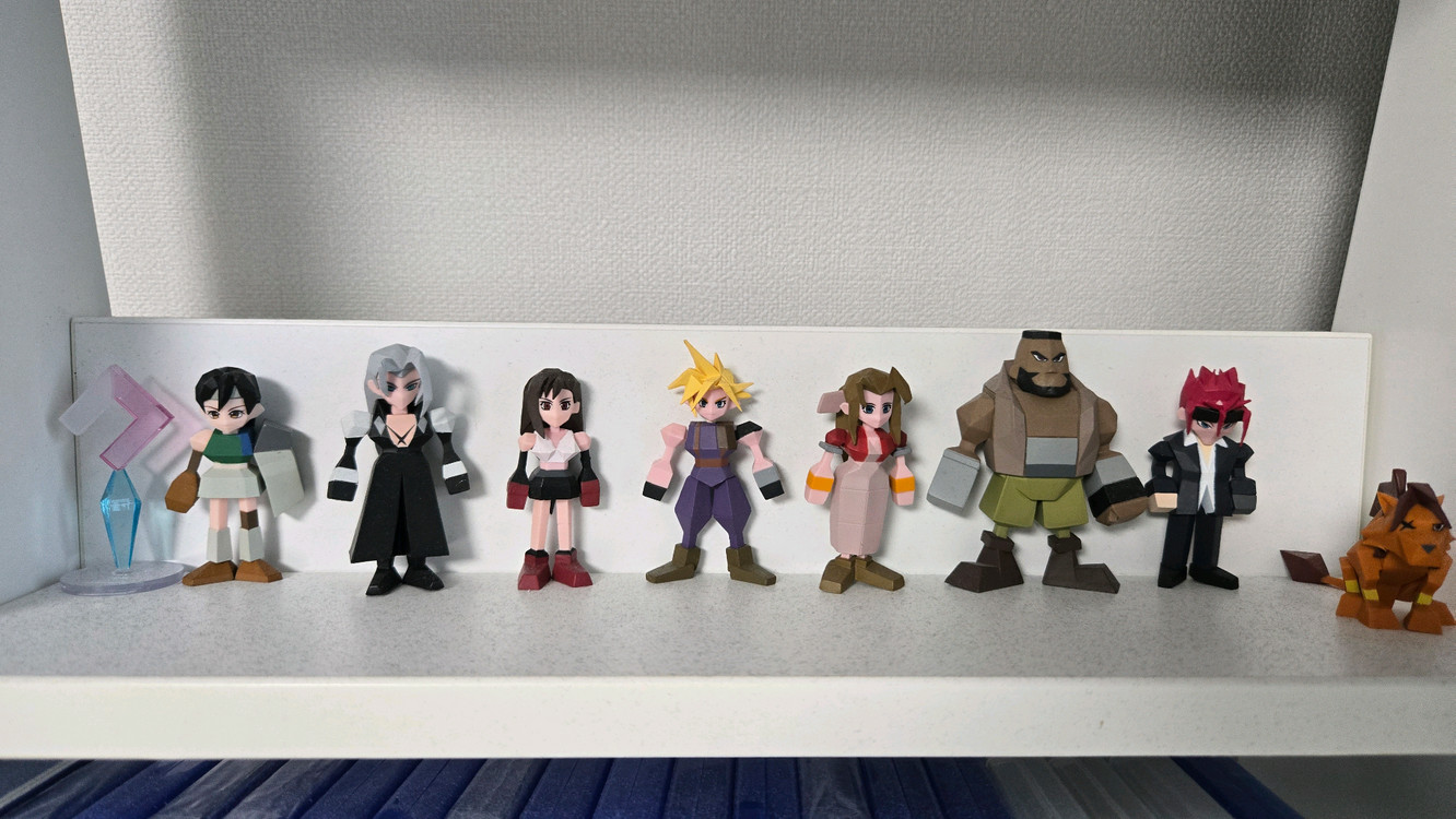 파이널판타지7 폴리곤 피규어(8종) 팝니다 이미지