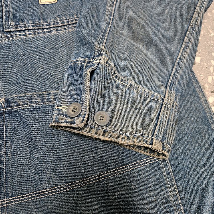 90s DKNY 빈티지 데님 쵸어 코트 105 팝니다/데님자켓 청자켓 청카바 워크웨어 칼하트 이미지