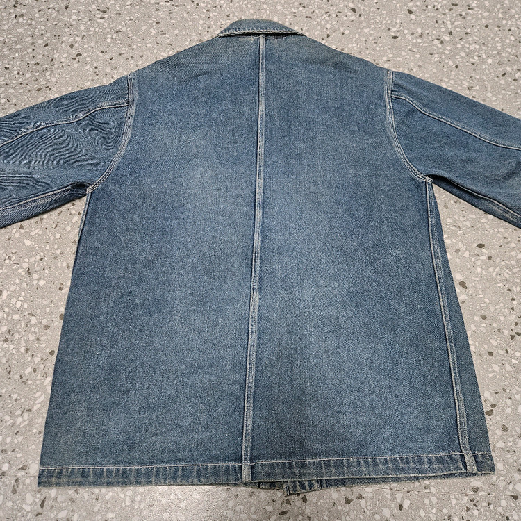 90s DKNY 빈티지 데님 쵸어 코트 105 팝니다/데님자켓 청자켓 청카바 워크웨어 칼하트 이미지