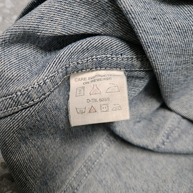 90s DKNY 빈티지 데님 쵸어 코트 105 팝니다/데님자켓 청자켓 청카바 워크웨어 칼하트 이미지