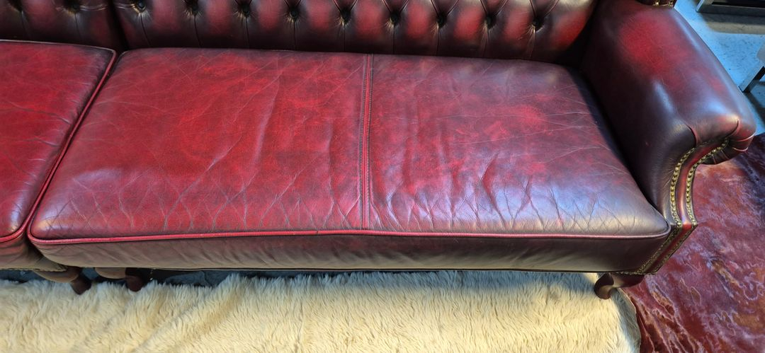 체스터필드 이태리 전체 천연가죽 4+1인소파 이미지
