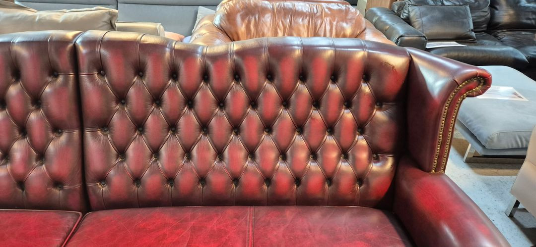 체스터필드 이태리 전체 천연가죽 4+1인소파 이미지